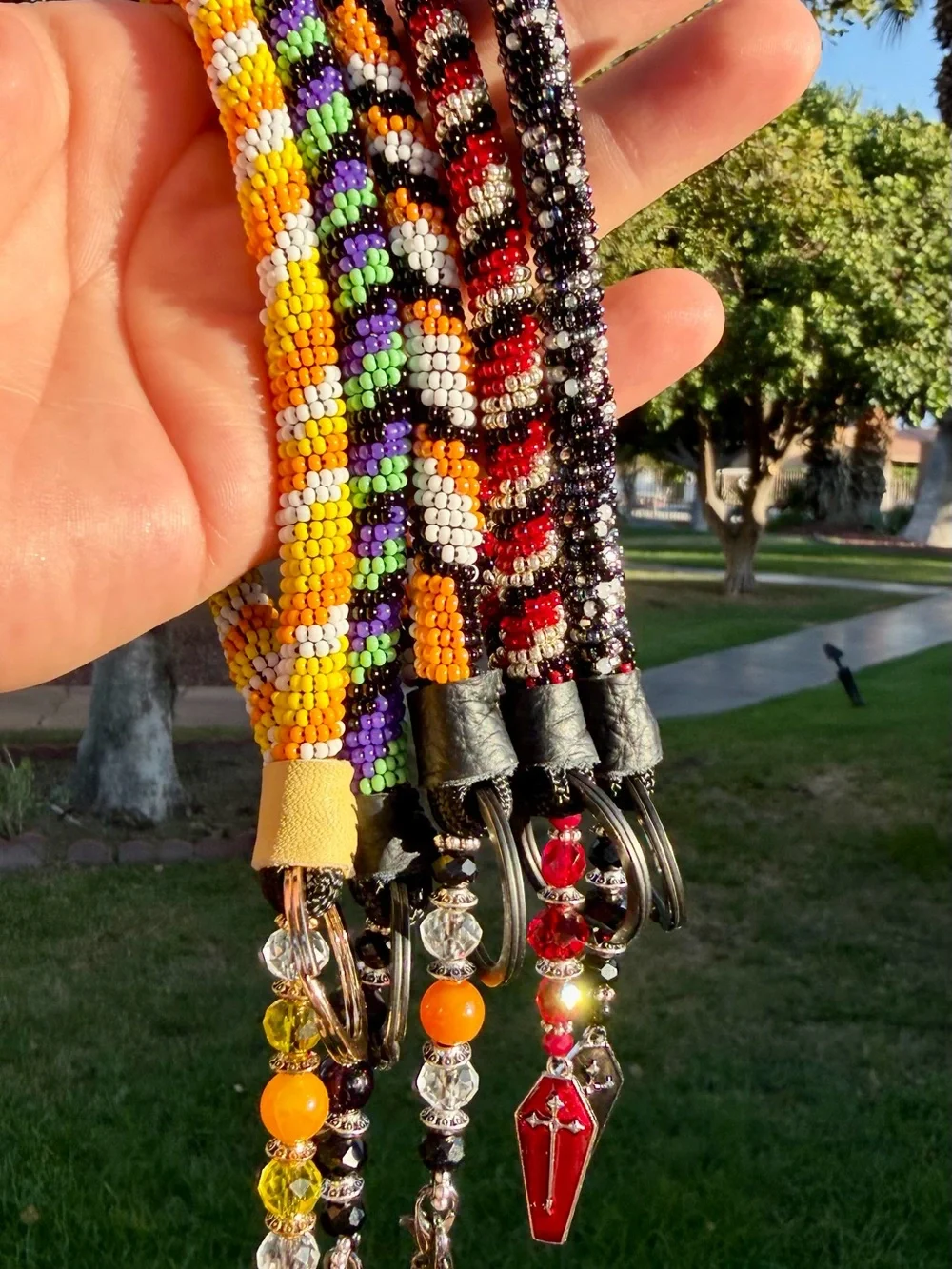 Vampire Themed Halloween Keychain “Eternal Unrest”